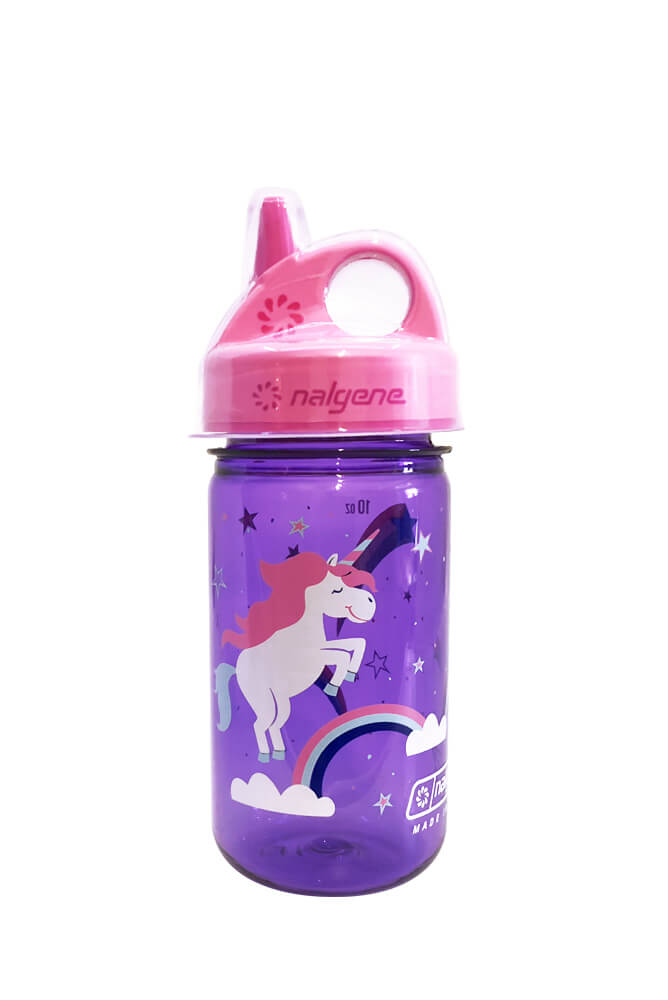 Nalgene product view: 12oz Kids Grip-N-Gulp with Graphics H2 — 12oz Kids Grip-N-Gulp with Graphics