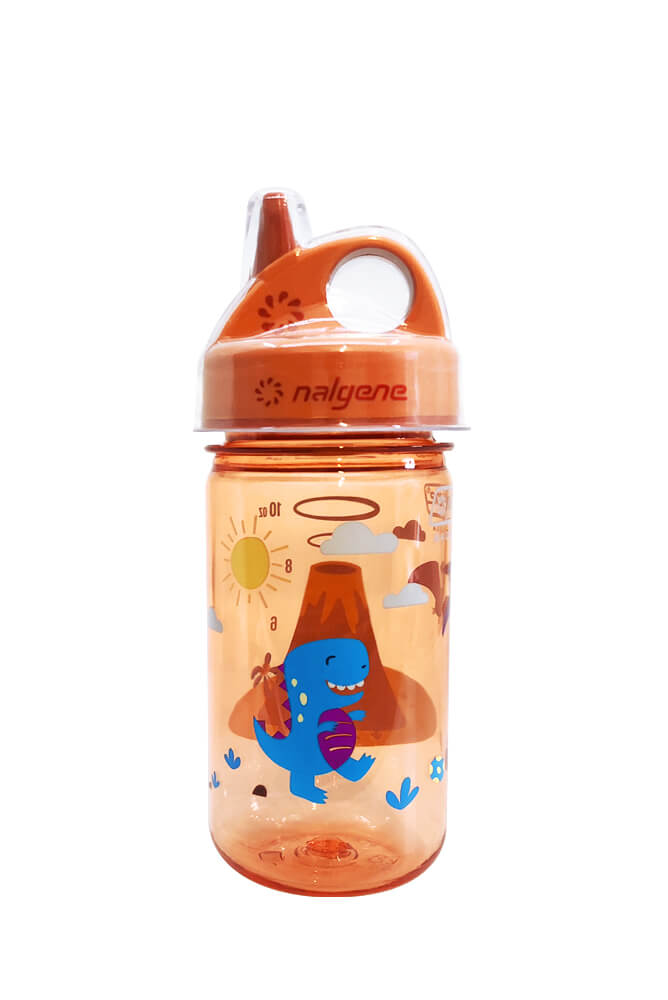 Nalgene product detail: 12oz Kids Grip-N-Gulp with Graphics H2 — 12oz Kids Grip-N-Gulp with Graphics