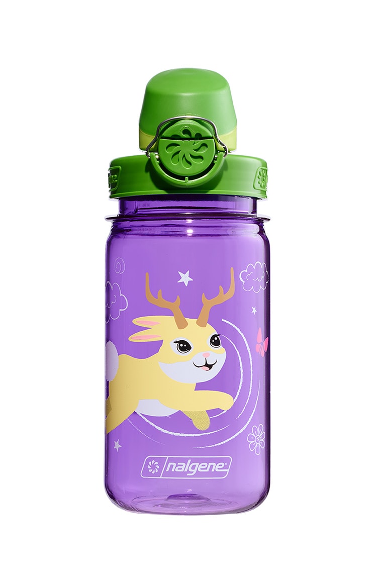 Nalgene product detail: 12oz On-The-Fly Kids Lock-Top Bottle with Graphics K5 — 12oz On-The-Fly Kids Lock-Top Bottle with Graphics