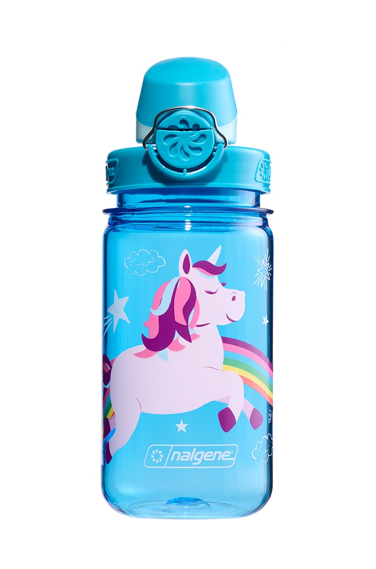 Nalgene product image: 12oz On-The-Fly Kids Lock-Top Bottle with Graphics K5 — 12oz On-The-Fly Kids Lock-Top Bottle with Graphics