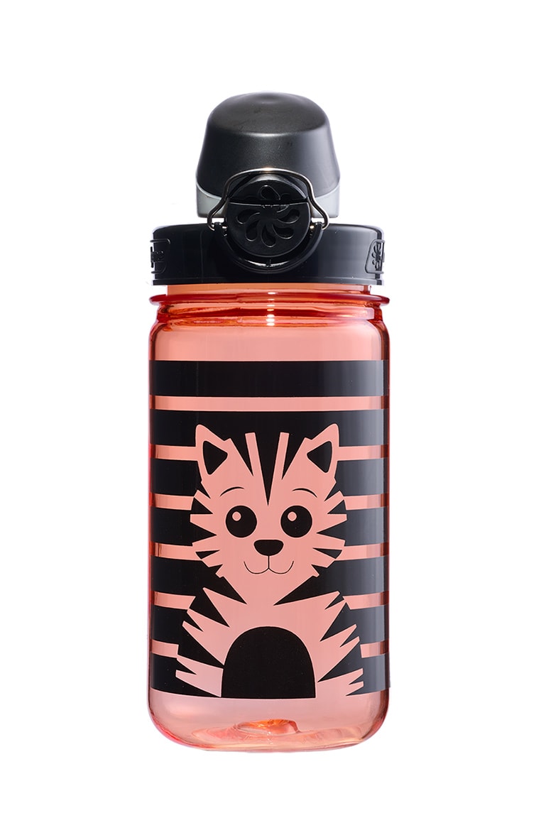 Nalgene product image: 12oz On-The-Fly Kids Lock-Top Bottle with Graphics K5 — 12oz On-The-Fly Kids Lock-Top Bottle with Graphics